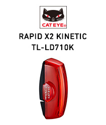 キャットアイ RAPID X2 KINETIC TL-LD710K
